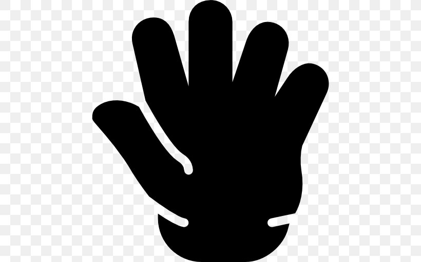 Finger Glove White Line Clip Art, PNG, 512x512px, Finger, Black And White, Glove, Hand, Safety Download Free