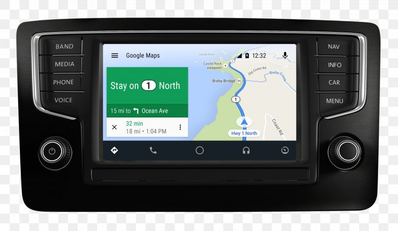 Car Android Auto Waze Google, PNG, 3262x1896px, Car, Android, Android Auto, Apple, Automotive Navigation System Download Free