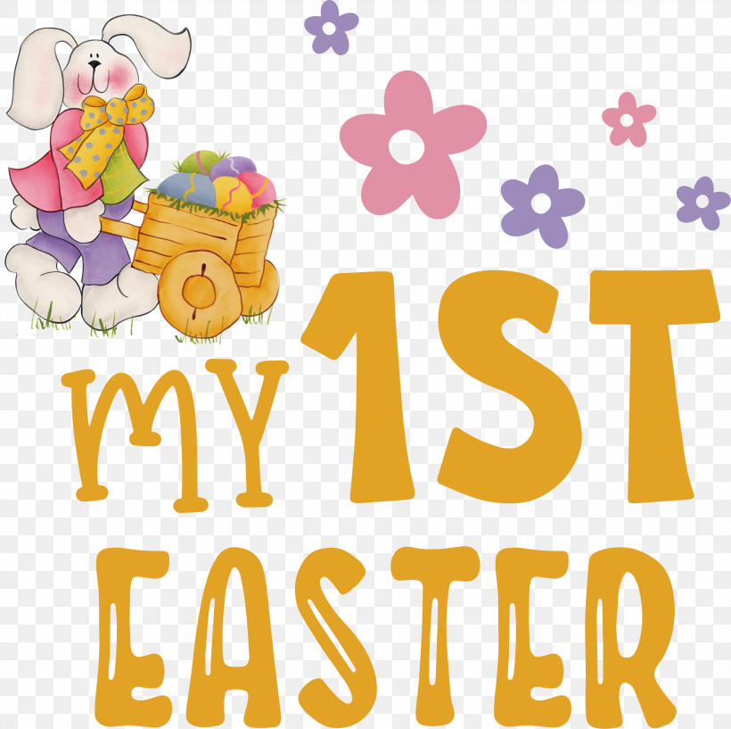 Happy Easter Day My 1st Easter, PNG, 3000x2990px, Happy Easter Day, Behavior, Happiness, Human, Logo Download Free