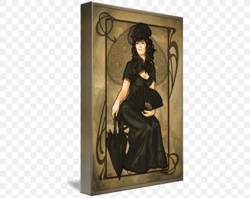 Painting Queen Of Spades Art Nouveau Playing Card, PNG, 393x650px, Watercolor, Cartoon, Flower, Frame, Heart Download Free