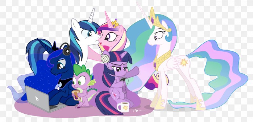 Twilight Sparkle Princess Celestia Pony Princess Cadance Princess Luna, PNG, 1485x720px, Twilight Sparkle, Animal Figure, Applejack, Art, Cartoon Download Free