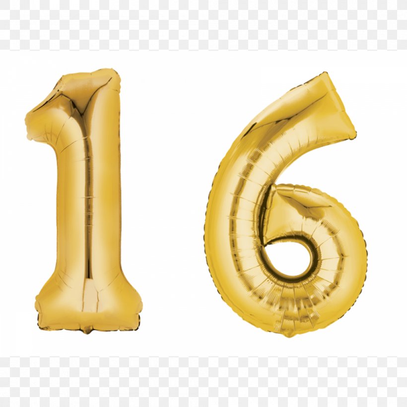 Gas Balloon Sweet Sixteen Birthday Gold, PNG, 1000x1000px, Balloon, Birthday, Body Jewelry, Bopet, Confetti Download Free