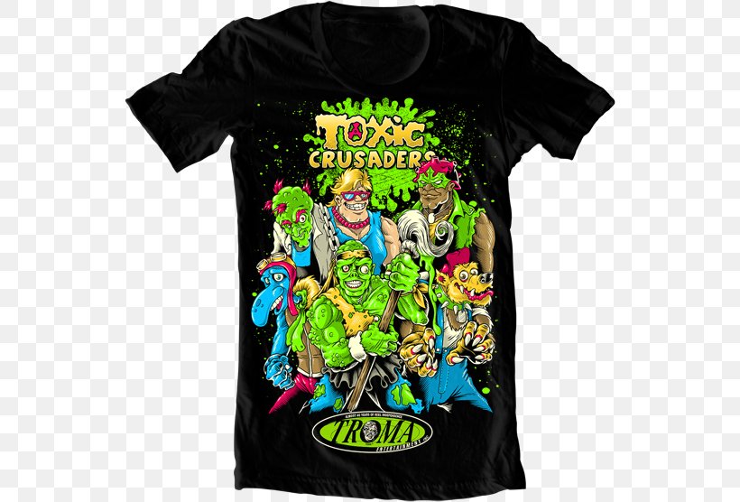 T-shirt Troma Entertainment Class Of Nuke 'Em High Clothing, PNG, 544x556px, Tshirt, B Movie, Brand, Clothing, Clothing Sizes Download Free