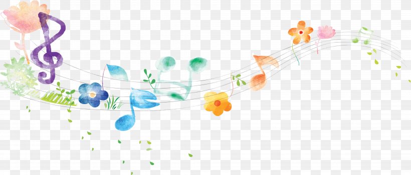 Book Musical Note, PNG, 4318x1845px, Watercolor, Cartoon, Flower, Frame, Heart Download Free