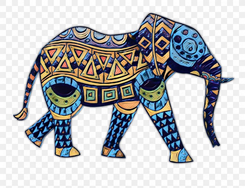 Indian Elephant, PNG, 1280x979px, Pop Art, African Elephant, Animal Figure, Elephant, Elephants And Mammoths Download Free