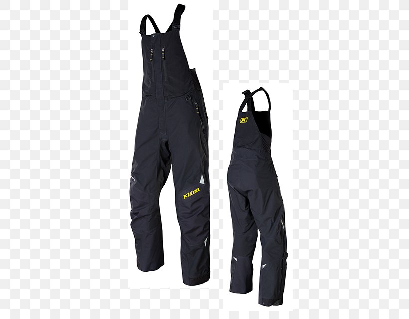 Klim Overall Bib Clothing Pants, PNG, 640x640px, Klim, Bib, Black, Clothing, Goretex Download Free