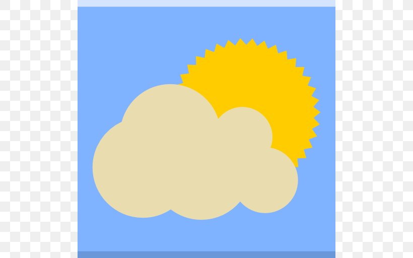 Petal Area Text Sky Yellow, PNG, 512x512px, Weather, Area, Climate, Cloud, Computer Download Free