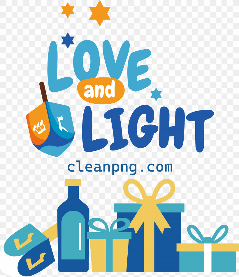 Happy Hanukkah Love Light, PNG, 6587x7618px, Happy Hanukkah, Light, Love Download Free