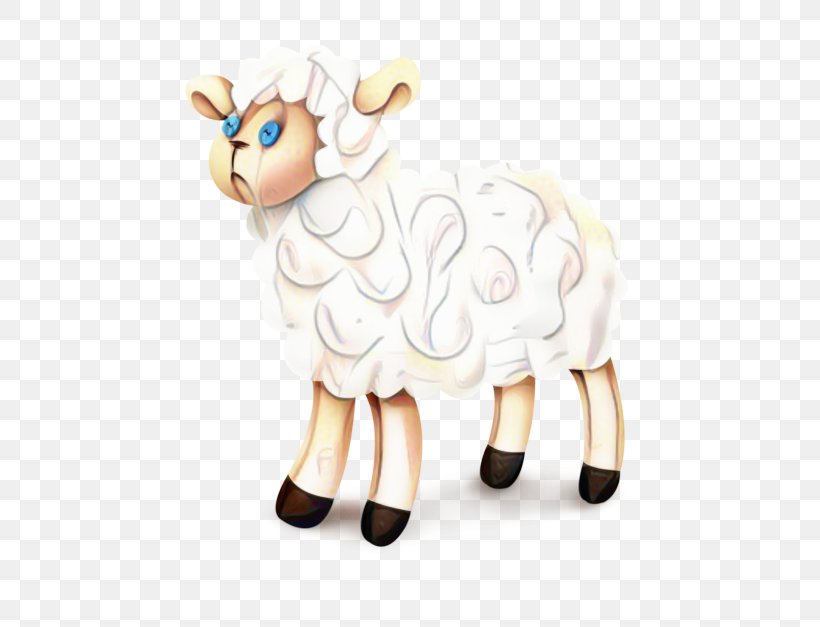 Sheep Deer Cattle Goat Mammal, PNG, 600x627px, Sheep, Animal Figure, Animation, Cartoon, Cattle Download Free