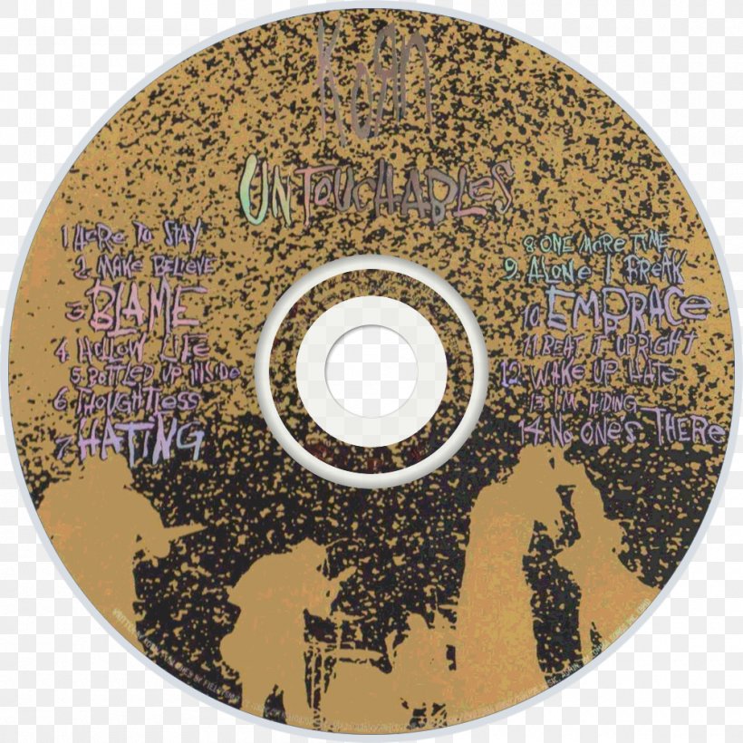 Untouchables Compact Disc Korn See You On The Other Side Untitled, PNG, 1000x1000px, Watercolor, Cartoon, Flower, Frame, Heart Download Free