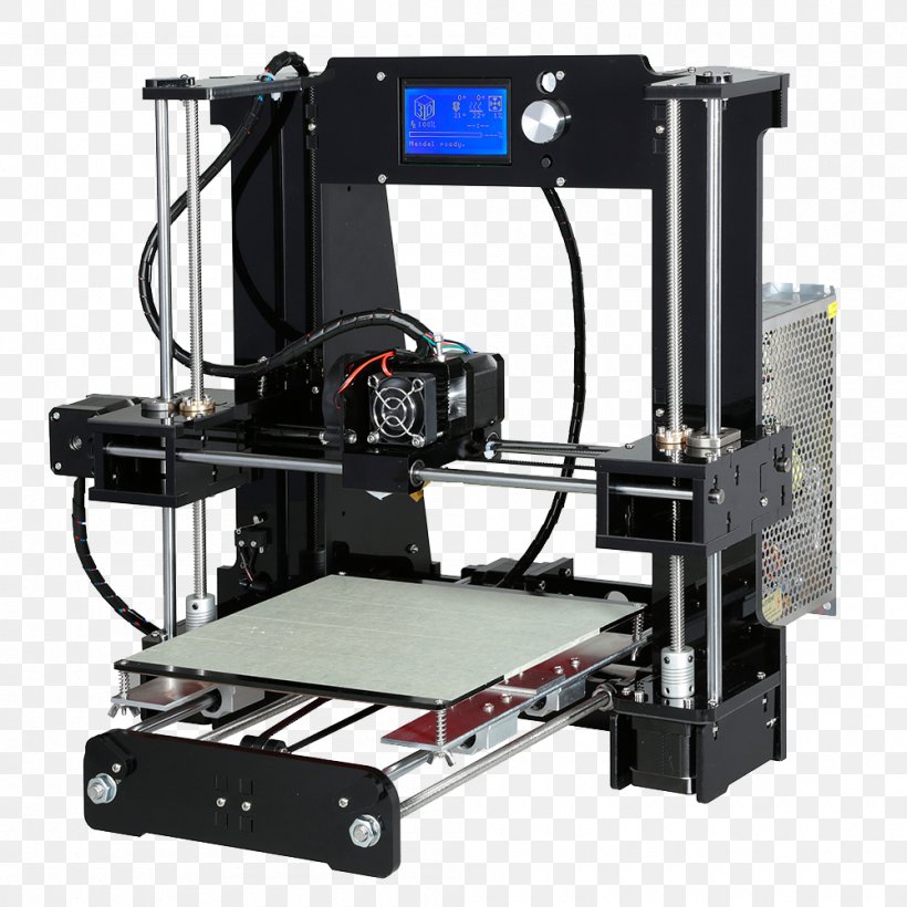 3D Printing Prusa I3 RepRap Project 3D Printers, PNG, 1000x1000px, 3d Printers, 3d Printing, 3d Printing Filament, Acrylonitrile Butadiene Styrene, Extrusion Download Free