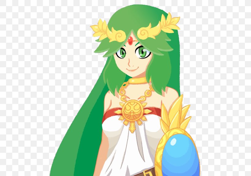 Kid Icarus: Uprising Super Smash Bros. For Nintendo 3DS And Wii U Palutena Art, PNG, 500x576px, Watercolor, Cartoon, Flower, Frame, Heart Download Free