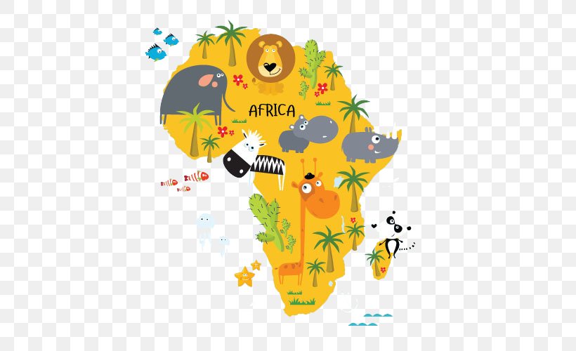 Africa Canvas Map, PNG, 500x500px, Africa, Art, Canvas, Canvas Print, Cartoon Download Free