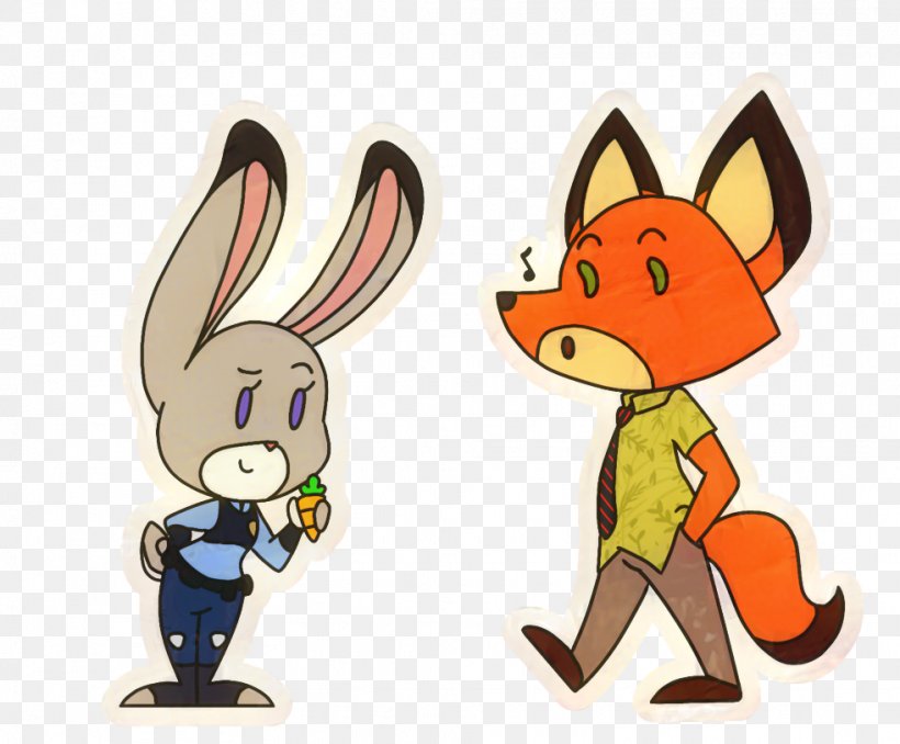 Nick Wilde Lt. Judy Hopps Cartoon Rabbit, PNG, 982x813px, Nick Wilde, Animated Cartoon, Animation, Art, Cartoon Download Free