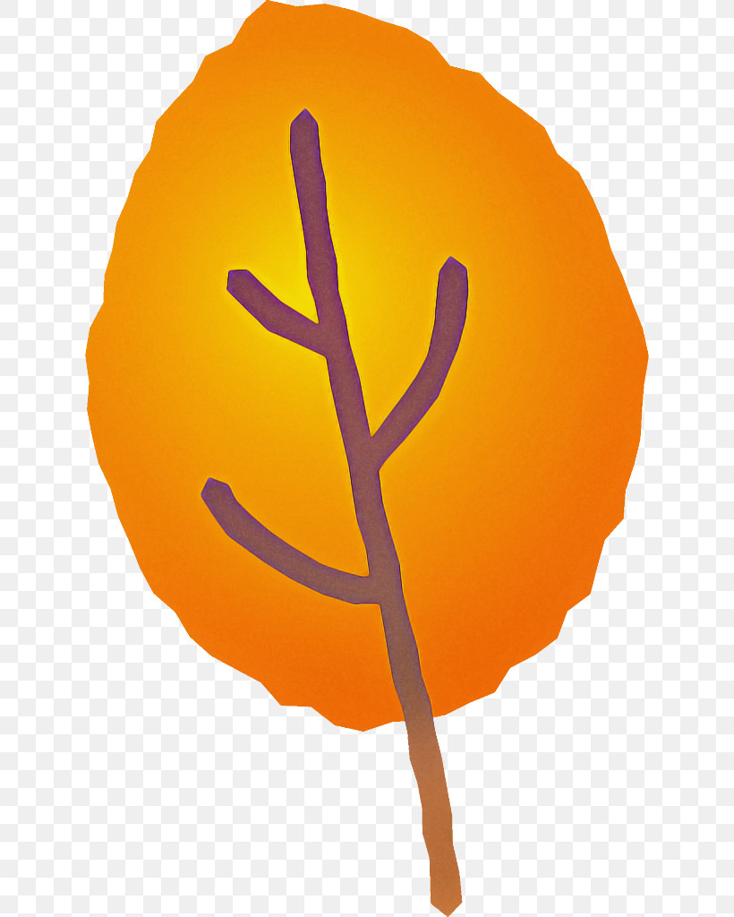 Orange, PNG, 632x1024px, Cute Autumn Leaf, Cartoon Leaf, Fall Leaf, Orange, Plant Download Free