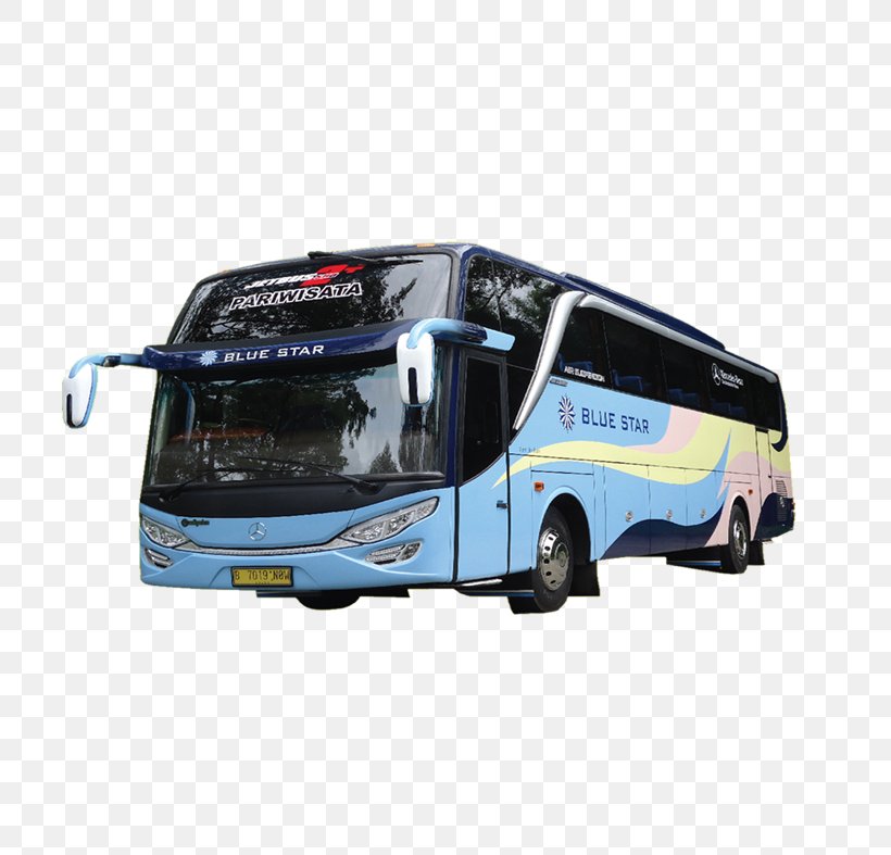 Tour Bus Service Tangerang Tourism Bus Mustika Holiday Tourist Trolley, PNG, 787x787px, Tour Bus Service, Automotive Exterior, Blue Star, Brand, Bus Download Free