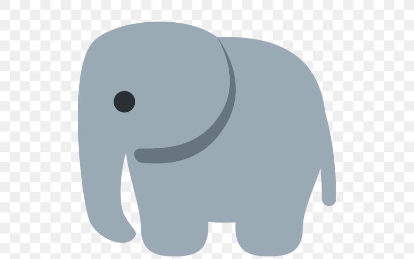 Emoji African Elephant Asian Elephant SMS, PNG, 512x512px, Emoji, African Elephant, Asian Elephant, Carnivoran, Dog Like Mammal Download Free