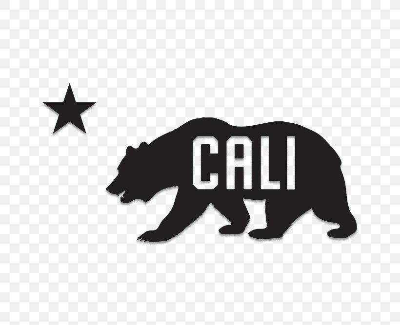 Flag Of California California Grizzly Bear California Republic, PNG, 667x667px, California, Bear, Black And White, Brand, California Grizzly Bear Download Free