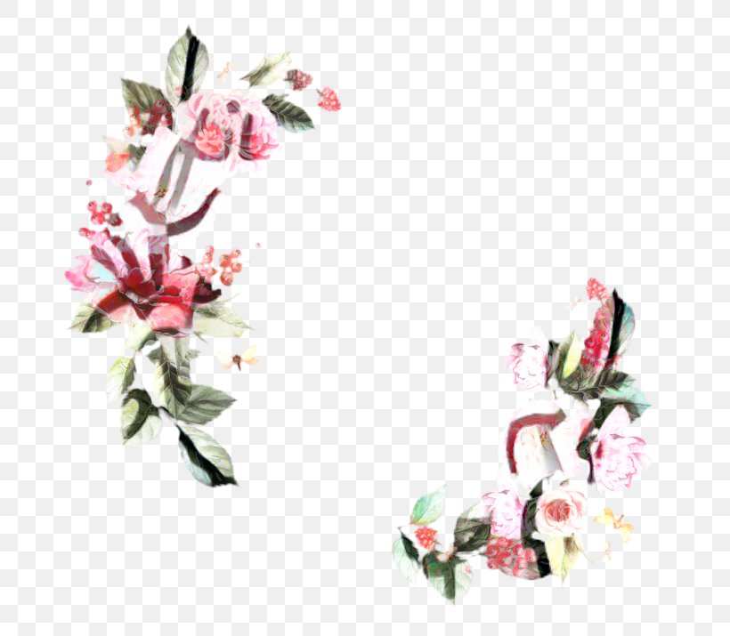 Pink Flower Cartoon, PNG, 715x715px, Floral Design, Anthurium, Artificial Flower, Blossom, Branch Download Free
