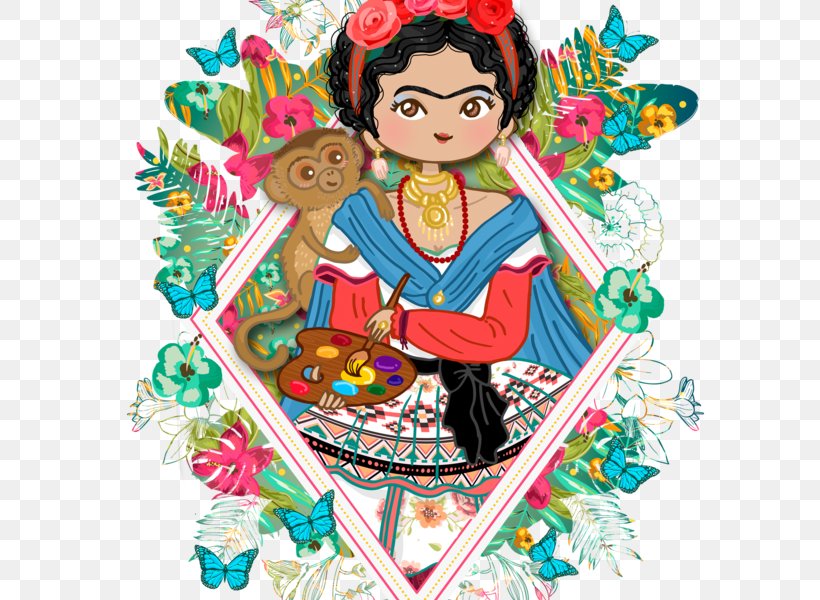 Frida Kahlo T-shirt Graphic Design, PNG, 600x600px, Frida Kahlo, Art, Artist, Drawing, Fictional Character Download Free