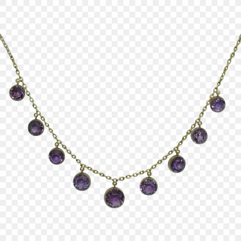 Necklace Jewellery Amethyst Gemstone Cabochon, PNG, 1024x1024px, Necklace, Amethyst, Bead, Birthstone, Body Jewelry Download Free