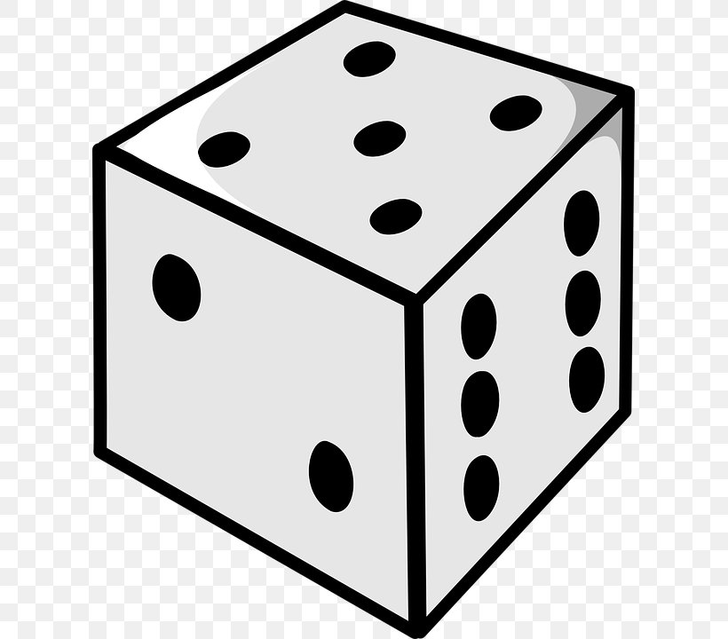 Dice Animation Clip Art, PNG, 611x720px, Dice, Animation, Area, Black And White, Bunco Download Free