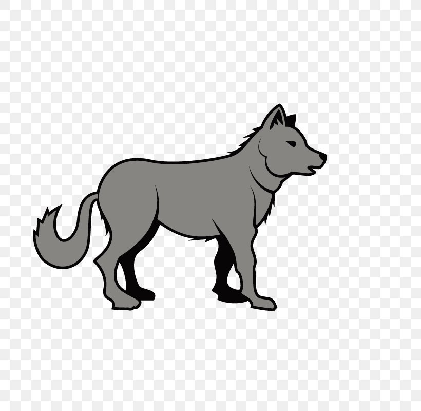 Gray Wolf Wolf Walking Pack Clip Art, PNG, 800x800px, Gray Wolf, Black, Black And White, Black Wolf, Carnivoran Download Free