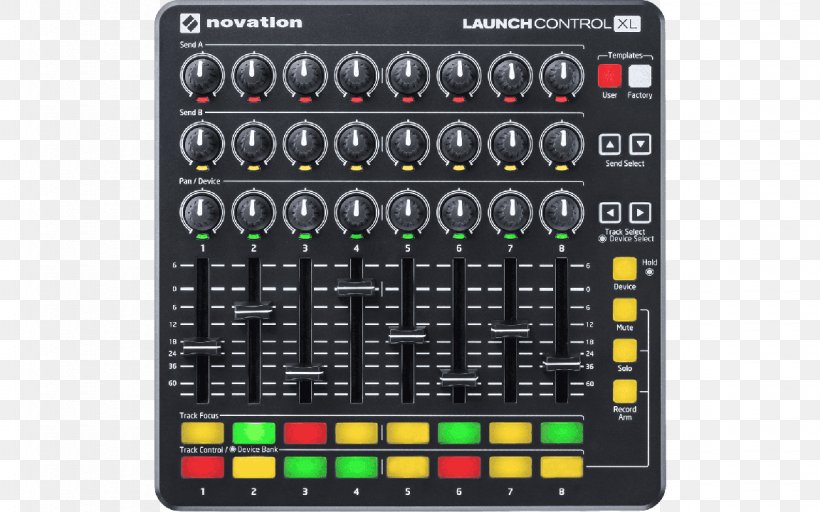 Novation Launch Control XL MIDI Controllers Ableton Live Novation Launchkey Mini MKII, PNG, 1152x720px, Midi Controllers, Ableton, Ableton Live, Audio, Audio Control Surface Download Free