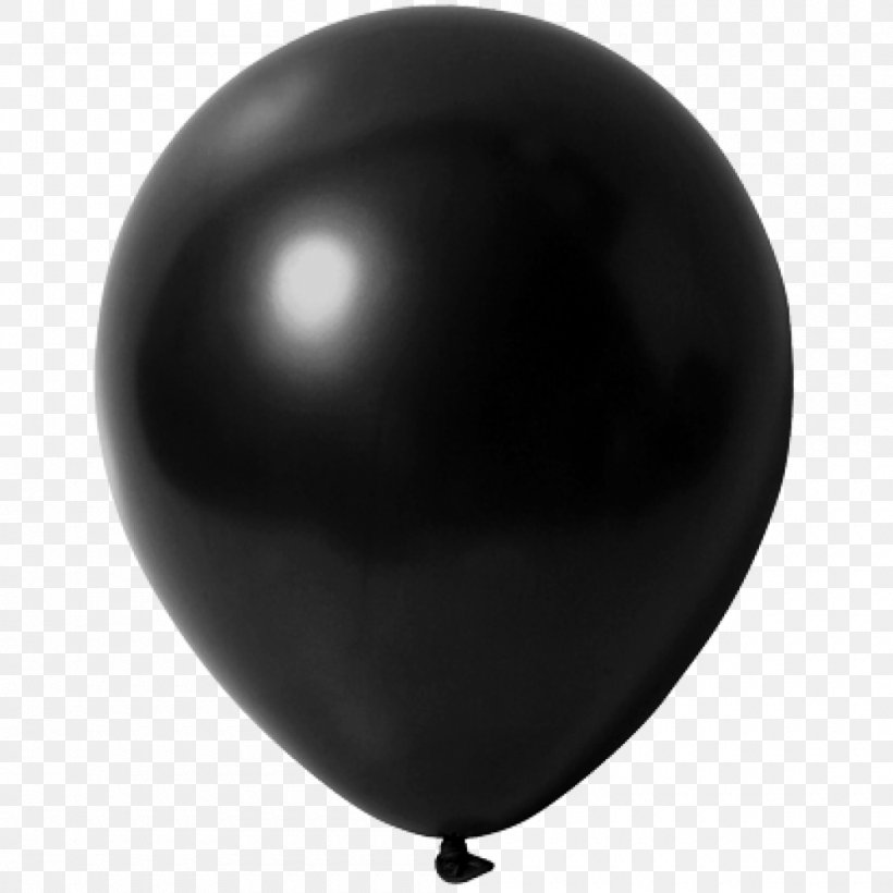 Toy Balloon Gas Balloon Helium Black, PNG, 1000x1000px, Balloon, Bag, Black, Black And White, Color Download Free