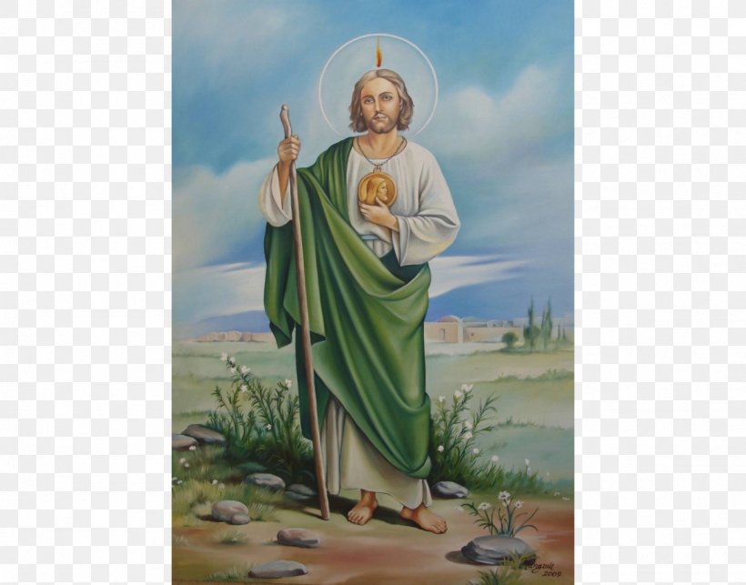 Saint Veneration Of Judas Thaddaeus In Mexico Holy Spirit Drawing, PNG, 1304x1024px, Saint, Artwork, Drawing, Flickr, Grass Download Free