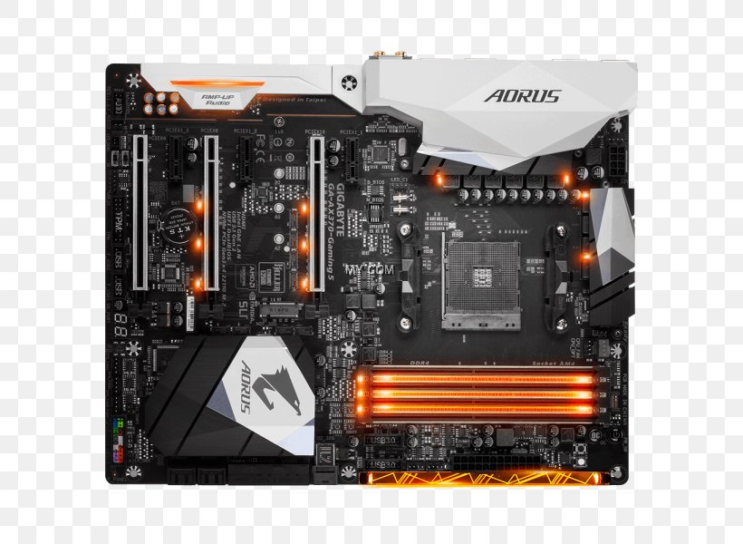 Socket Am4 Gigabyte Ga Ax370 Gaming 5 Motherboard Gigabyte Technology Aorus Png 600x600px Socket Am4 Aorus