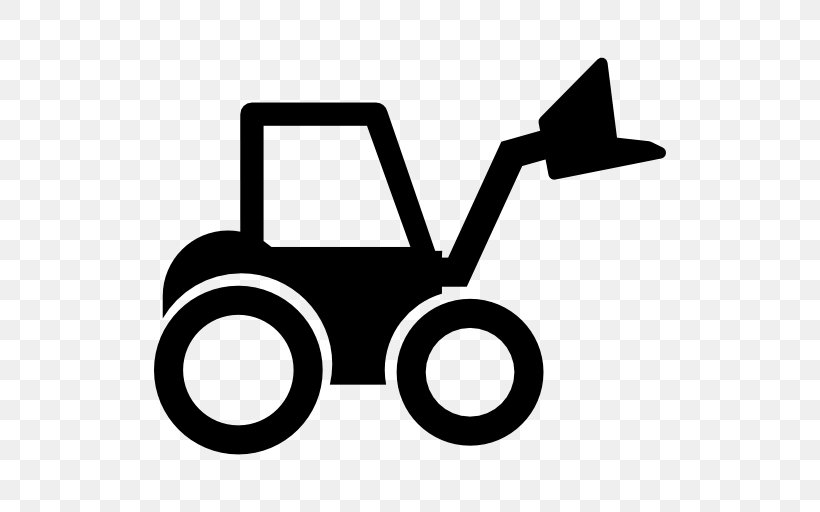 Case IH Loader Tractor Clip Art, PNG, 512x512px, Case Ih, Agriculture, Architectural Engineering, Black, Black And White Download Free