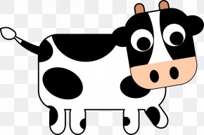 Cow - Cattle Cartoon Drawing PNG