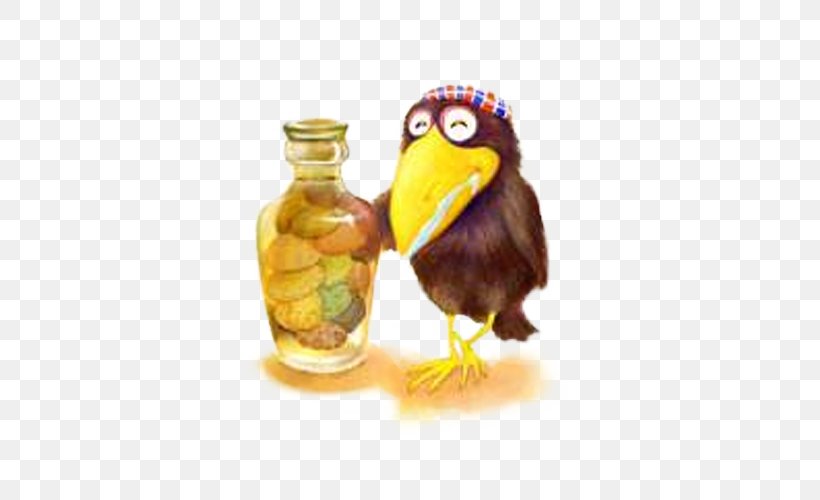 Common Raven Cartoon, PNG, 500x500px, Common Raven, Beak, Bird, Cartoon, Chicken Download Free
