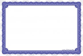 Blue Border Certificate Images Blue Border Certificate Transparent Png Free Download