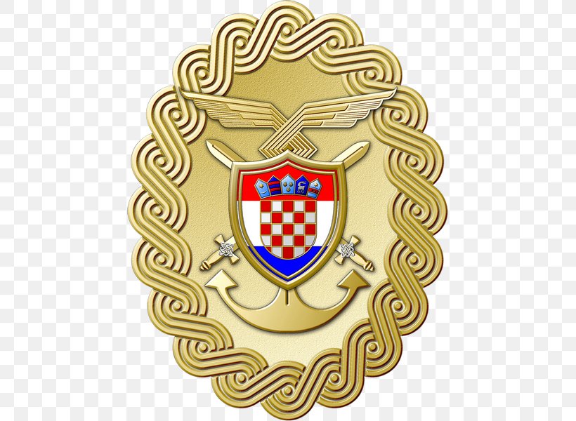 Republic Of Croatia Armed Forces Chief Of The General Staff Of The Armed Forces Of The Republic Of Croatia, PNG, 457x600px, Croatia, Angkatan Bersenjata, Badge, Commanderinchief, Crest Download Free