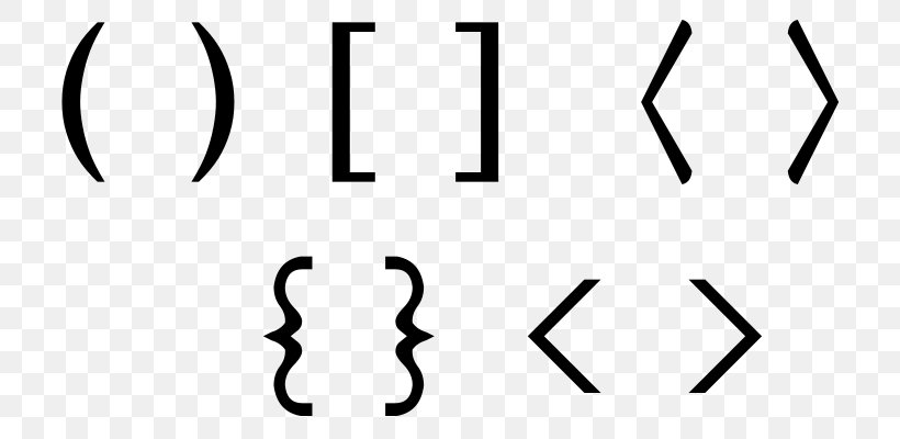 Bracket Parenthesis Mathematics Symbol Sentence, PNG, 800x400px, Bracket, Angle Bracket, Area, Black, Black And White Download Free