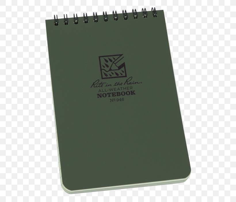 Brand Notebook, PNG, 700x700px, Brand, Green, Notebook, Rite In The Rain Download Free