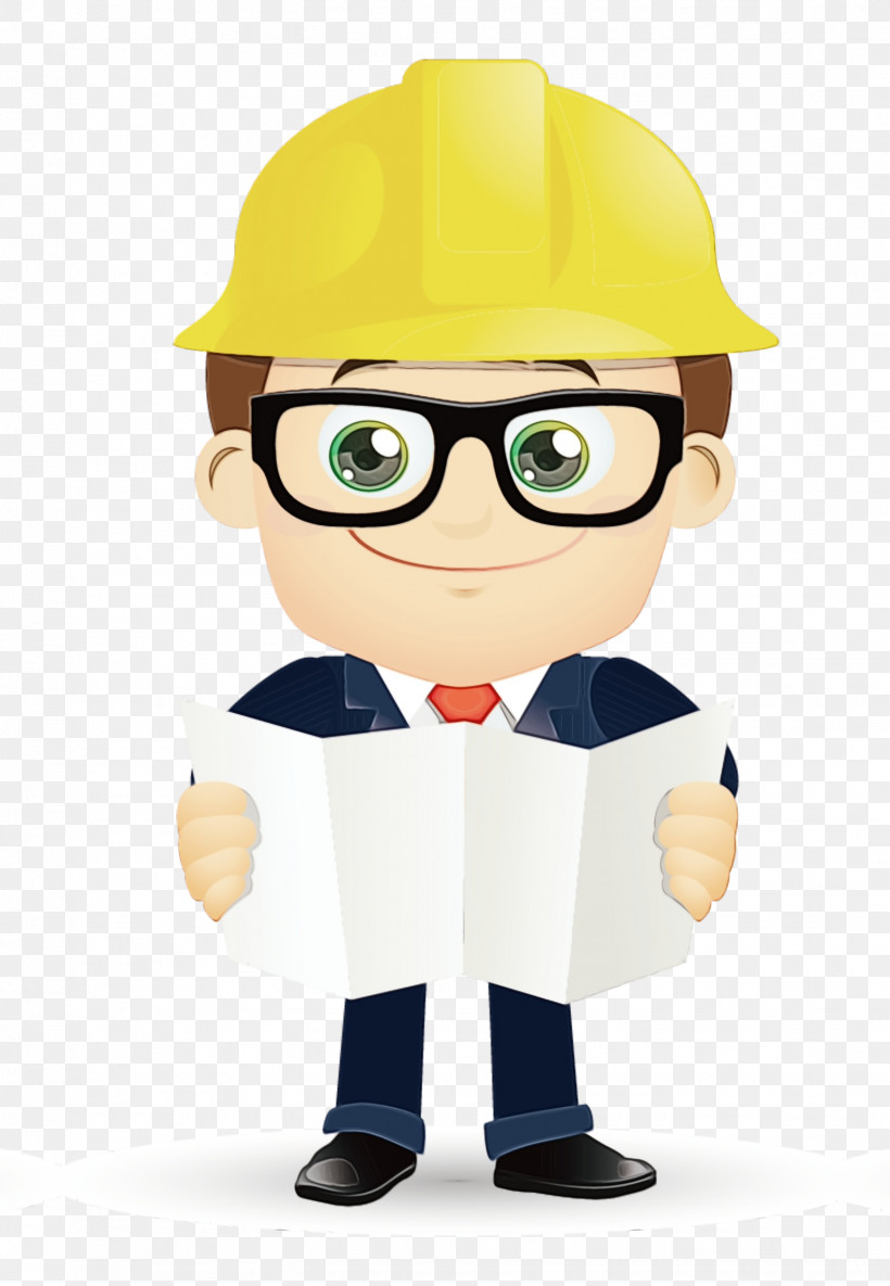 Cartoon Construction Worker Hat Hard Hat, PNG, 1545x2233px, Watercolor, Cartoon, Construction Worker, Hard Hat, Hat Download Free