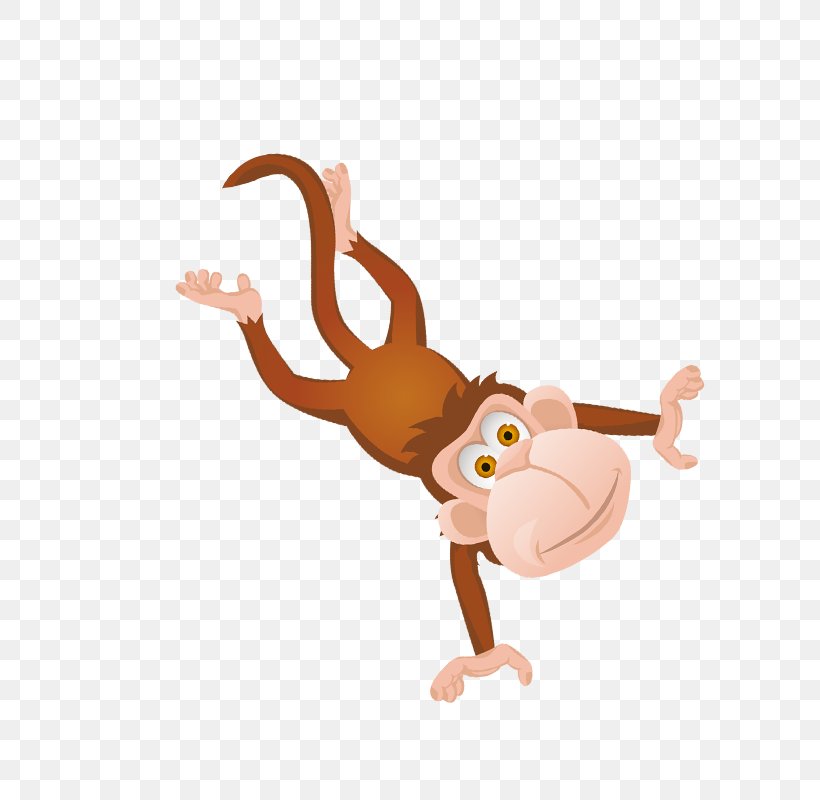 Macaque Monkey Cartoon Clip Art, PNG, 800x800px, Macaque, Art, Cartoon, Finger, Hand Download Free