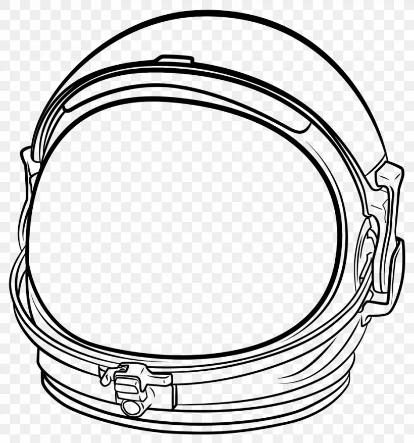 Space Suit Astronaut Outer Space Clip Art, PNG, 935x1000px, Space Suit, Astronaut, Auto Part, Black And White, Drawing Download Free