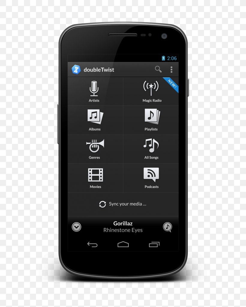 Android DoubleTwist Computer Software, PNG, 589x1024px, Android, Cellular Network, Communication Device, Comparison Of Audio Player Software, Computer Software Download Free