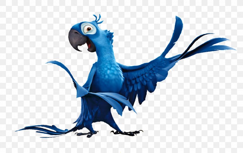 Blue Sky Studios Parrot Rio Spix's Macaw, PNG, 1023x646px, Blu, Animal Figure, Animated Cartoon, Animation, Art Download Free