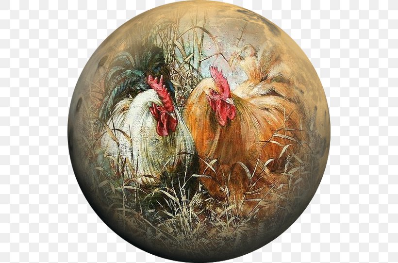 Chicken Oil Painting Rooster Art, PNG, 542x542px, Chicken, Acrylic Paint, Art, Bauernhof, Bird Download Free