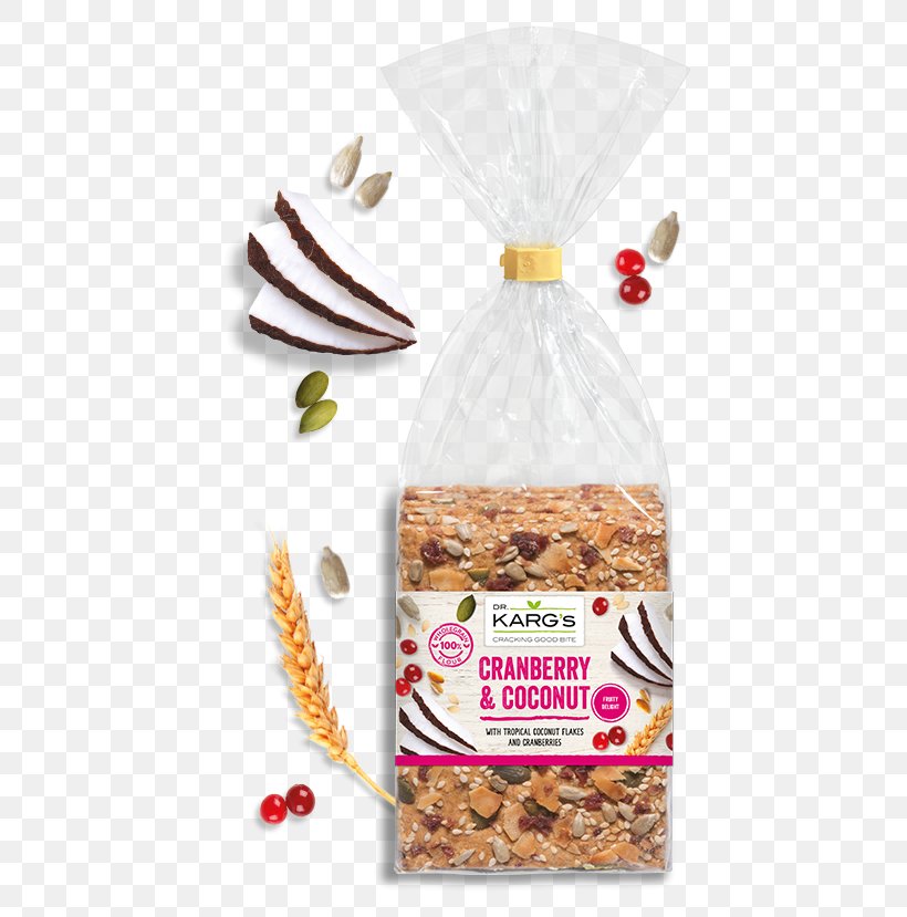 Muesli Dr Karg Organic Cranberry & Coconut Crispbread Organic Food Internationale Süßwarenmesse, PNG, 515x829px, Muesli, Breakfast Cereal, Coconut, Commodity, Cracker Download Free