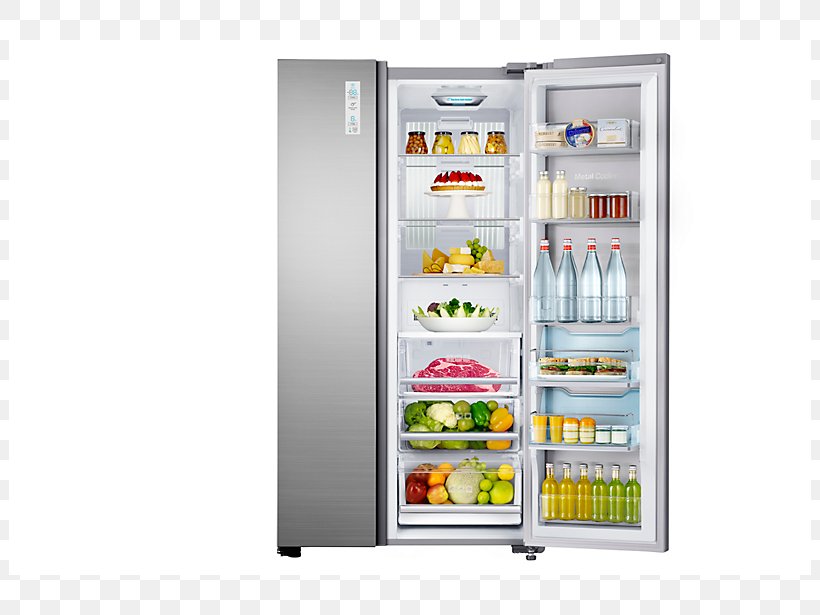 Refrigerator Samsung Food ShowCase RH77H90507H Home Appliance Kitchen, PNG, 802x615px, Refrigerator, Armoires Wardrobes, Biscuits, Cooking, Digital Data Download Free