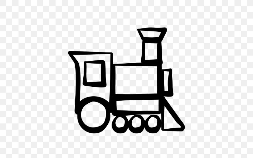 Train Rail Transport Locomotive Clip Art, PNG, 512x512px, Train, Area, Artwork, Black, Black And White Download Free