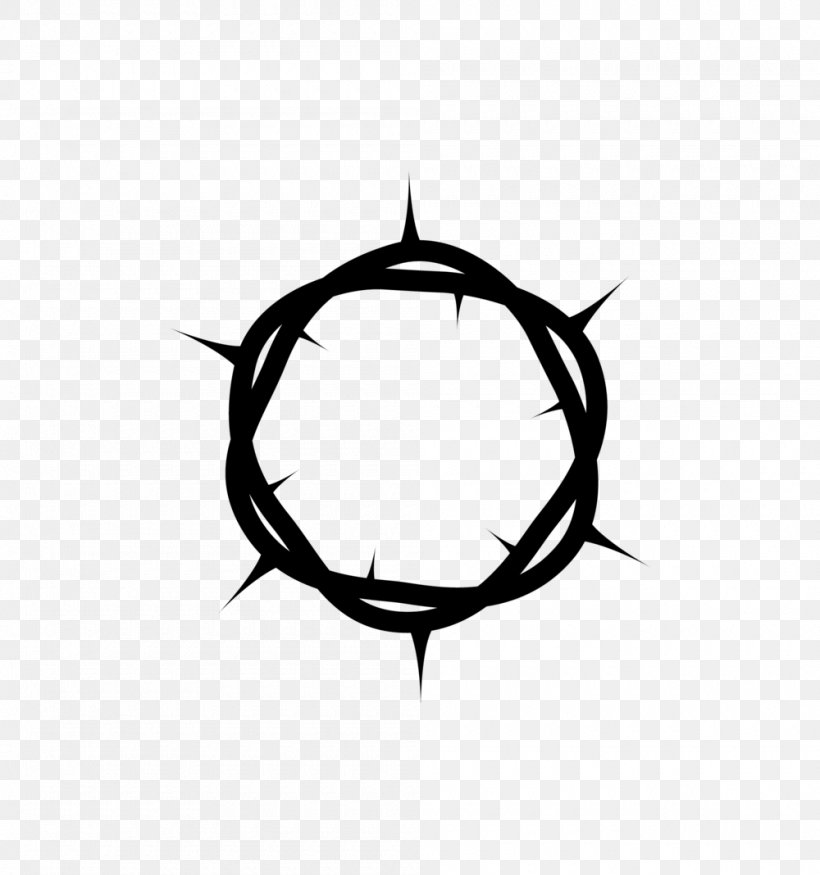 Crown Of Thorns Christianity Thorns, Spines, And Prickles Clip Art, PNG, 1000x1068px, Crown Of Thorns, Artwork, Black, Black And White, Branch Download Free