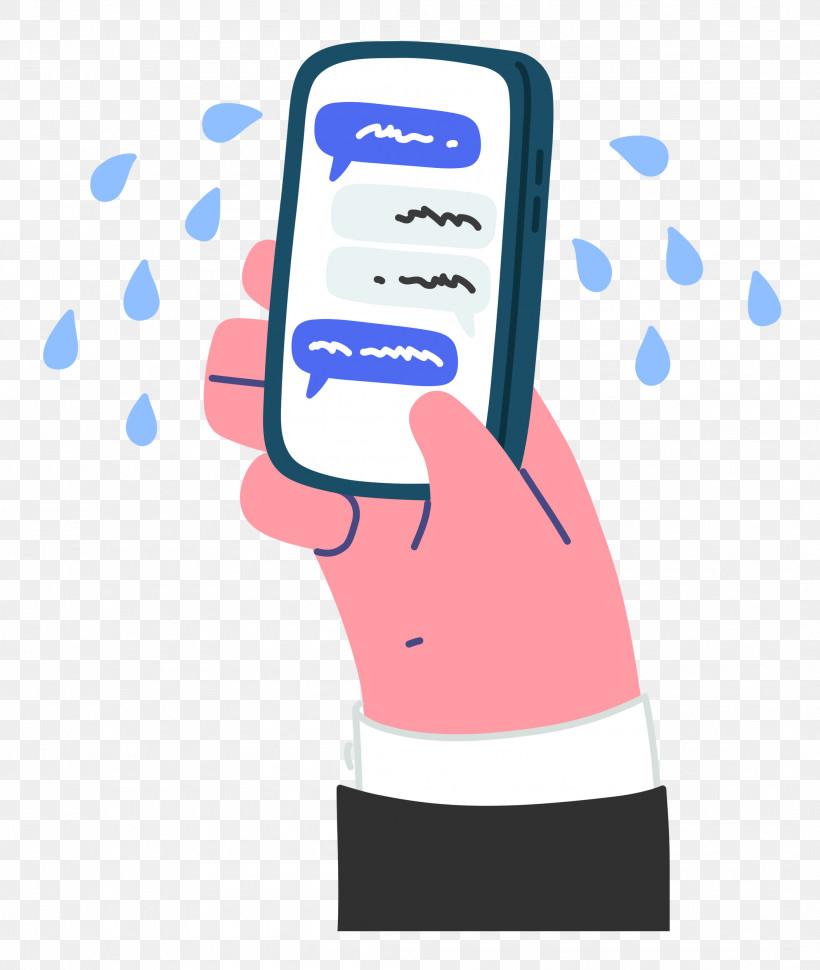 Chatting Chat Phone, PNG, 2113x2500px, Chatting, Cartoon, Chat, Geometry, Hand Download Free