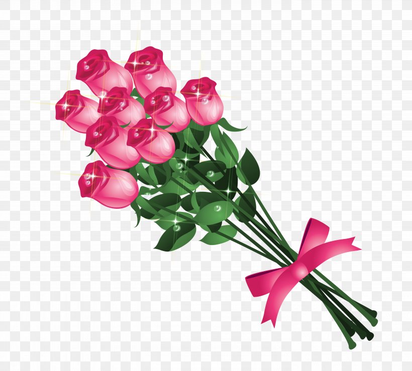 Flower Bouquet Rose Clip Art, PNG, 5747x5185px, Flower Bouquet, Bud, Cut Flowers, Drawing, Floral Design Download Free